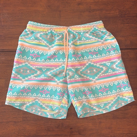 chubbies Other - Chubbies Classic Swim Trunk
Men size L 
5.5” inseam 
Teal Geometric pattern